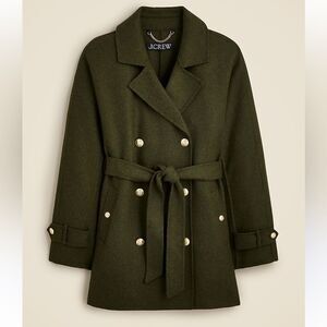 J. Crew Trench coat in double-faced Italian wool $368‎ Size XS